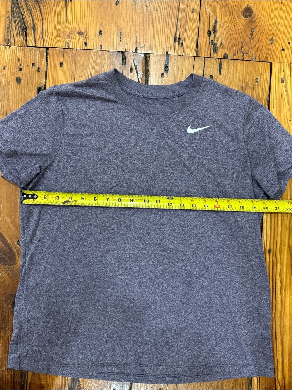 Nike Tee Dri-Fit Purple Activewear Workout T-shirt Size medium - Picture 3 of 7
